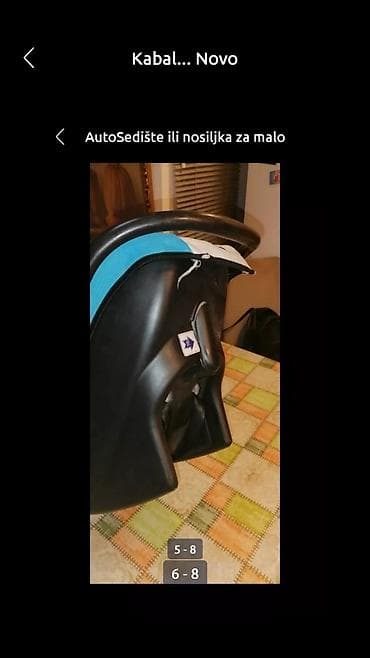 AutoSedište za malo dete ili nosiljka do 13 kg Lorelli
Mirjevo na lalafo.rs — 6 AutoSedište za malo dete ili nosiljka do 13 kg Lorelli
Mirjevo — 6