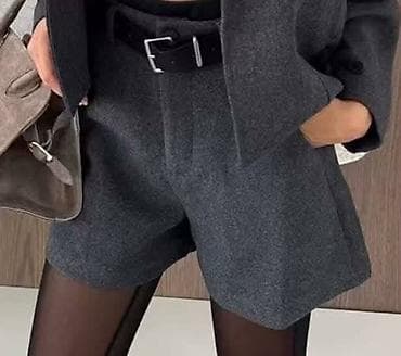 🔥Sorc + kais = 2700 dinara Ženski vuneni šorts sa kaišem – elegantan na lalafo.rs — 1 🔥Sorc + kais = 2700 dinara Ženski vuneni šorts sa kaišem – elegantan — 1