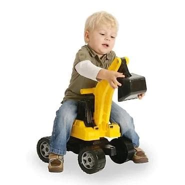 Toy Vehicles & Accessories: Dečji bager na guranje sa sedištem - Veliki plastični bager za igru at lalafo.rs — 3 Toy Vehicles & Accessories: Dečji bager na guranje sa sedištem - Veliki plastični bager za igru — 3