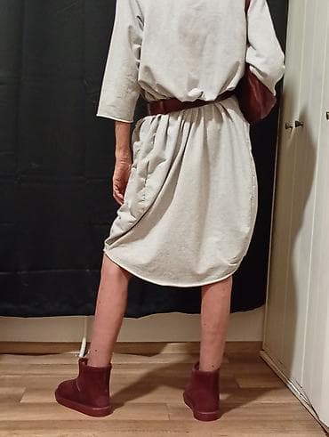 za svaki dan: Siva ležerna haljina – oversize kroj - Materijal: meki at lalafo.rs — 3 za svaki dan: Siva ležerna haljina – oversize kroj - Materijal: meki — 3