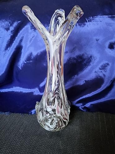 Vases and pots: Vaza 2 rucni rad,murano Dragan Drobnjak iz 70ih.god. Vaza pun at lalafo.rs — 3 Vases and pots: Vaza 2 rucni rad,murano Dragan Drobnjak iz 70ih.god. Vaza pun — 3