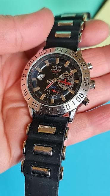 Breitling Bentley ručni sat – sportsko-elegantni model sa crnim at lalafo.rs — 8 Breitling Bentley ručni sat – sportsko-elegantni model sa crnim — 8