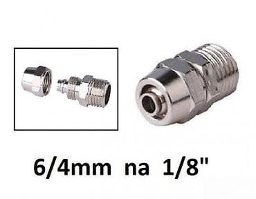 Niklani priključak za crevo 6/4 mm na 1/8" muški navoj - Tip at lalafo.rs — 3 Niklani priključak za crevo 6/4 mm na 1/8" muški navoj - Tip — 3