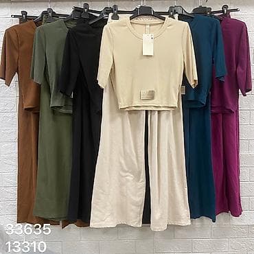 Women's Clothing: Dvodelni ženski komplet – kratka majica + široke pantalone - Kroj at lalafo.rs — 5 Women's Clothing: Dvodelni ženski komplet – kratka majica + široke pantalone - Kroj — 5