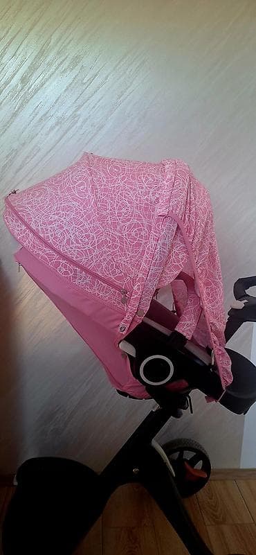 Ružičasti set navlaka za dečja kolica - Komplet tkanih navlaka u na lalafo.rs — 2 Ružičasti set navlaka za dečja kolica - Komplet tkanih navlaka u — 2