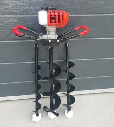 Benzinska ručna bušilica za zemlju sa setom burgija Snaga-5,2 ks Opis na lalafo.rs Benzinska ručna bušilica za zemlju sa setom burgija Snaga-5,2 ks Opis