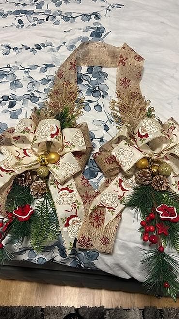 Ručno rađeni novogodišnji aranžmani od jute - Dekorativne na lalafo.rs — 10 Ručno rađeni novogodišnji aranžmani od jute - Dekorativne — 10