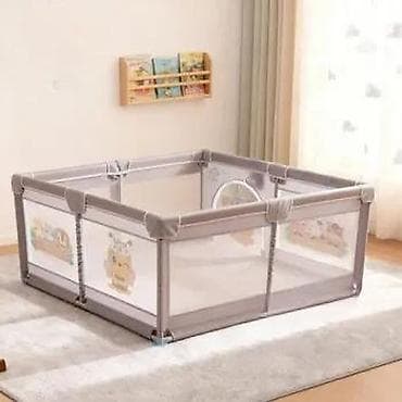 Prostrani ogradica/igralište za bebe i malu decu - Dimenzije na lalafo.rs Prostrani ogradica/igralište za bebe i malu decu - Dimenzije