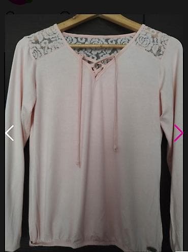 pantalone butiku ali: Ženska bluza dugih rukava u nežno puder‑roze boji. Pamučna mekana na lalafo.rs — 1 pantalone butiku ali: Ženska bluza dugih rukava u nežno puder‑roze boji. Pamučna mekana — 1