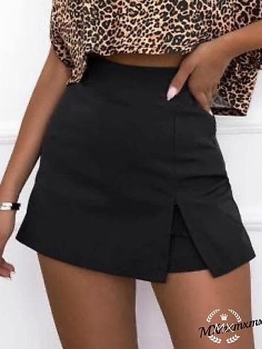 Ženska mini suknja sa visokim strukom i diskretnim bočnim prorezom na lalafo.rs — 7 Ženska mini suknja sa visokim strukom i diskretnim bočnim prorezom — 7