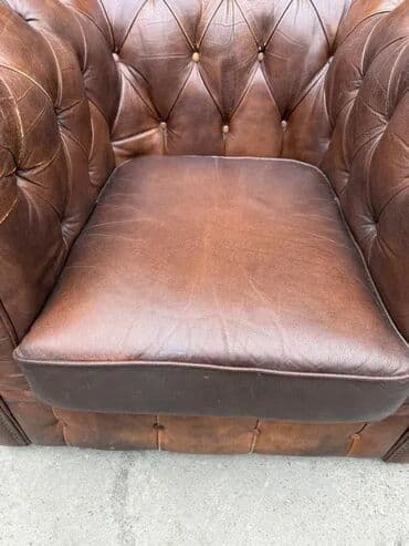 Stilske fotelje: Chesterfield fotelja - PRAVA KOŽA 🛋️✨ Prava box koža, fotelja u na lalafo.rs — 2 Stilske fotelje: Chesterfield fotelja - PRAVA KOŽA 🛋️✨ Prava box koža, fotelja u — 2