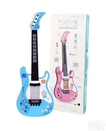 Električna gitara svetleća i muzička za dečake. električna gitara na lalafo.rs Električna gitara svetleća i muzička za dečake. električna gitara