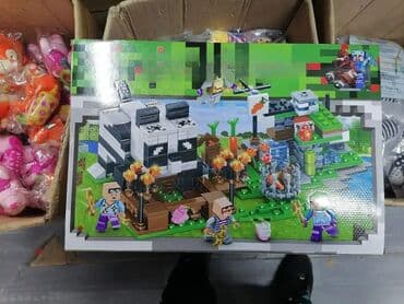 Minecraft Lego Selo - 478 Delova i 4 Figure 🎮 My World - Minecraft na lalafo.rs Minecraft Lego Selo - 478 Delova i 4 Figure 🎮 My World - Minecraft