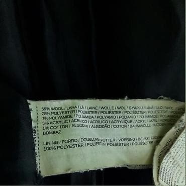 sako laneni: Kaput mango, vel. Xs marka: mango veličina: xs materijal: vuna 59% na lalafo.rs — 7 sako laneni: Kaput mango, vel. Xs marka: mango veličina: xs materijal: vuna 59% — 7