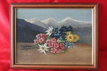 SLIKA BERGE UND BLUMEN I, 100 GODINA STARA, 27,5 X 21 | Slika \Berge na lalafo.rs SLIKA BERGE UND BLUMEN I, 100 GODINA STARA, 27,5 X 21 | Slika \Berge