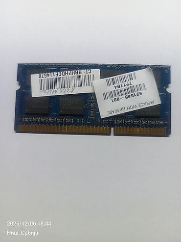 Elpida SO-DIMM memorijski modul za laptop jedan modul slikan sa obe na lalafo.rs — 1 Elpida SO-DIMM memorijski modul za laptop jedan modul slikan sa obe — 1