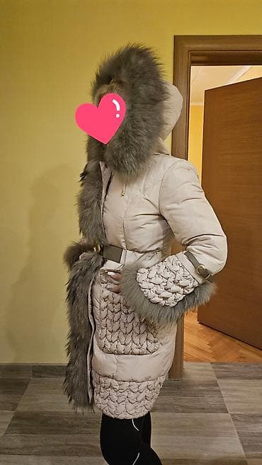 Ženska zimska jakna/kaput sa krznom - Boja: svetlo bež pudrasta na lalafo.rs — 7 Ženska zimska jakna/kaput sa krznom - Boja: svetlo bež pudrasta — 7