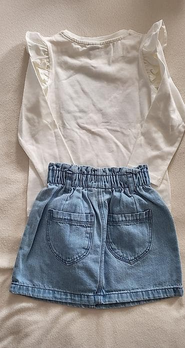 Nova lindex majica i texas suknjica za devojcice od 2-3 godine na lalafo.rs — 2 Nova lindex majica i texas suknjica za devojcice od 2-3 godine — 2