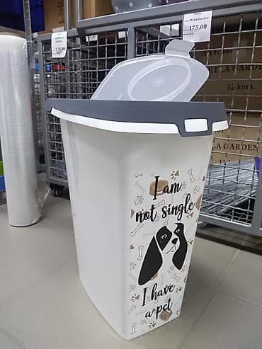Plastični kontejner za hranu za kućne ljubimce - Prostrana kanta na lalafo.rs — 4 Plastični kontejner za hranu za kućne ljubimce - Prostrana kanta — 4