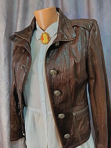 cista koza broj: Ženska jakna koža prava, Nova, M-L neobičan dezen kože, guzvam na lalafo.rs — 1 cista koza broj: Ženska jakna koža prava, Nova, M-L neobičan dezen kože, guzvam — 1