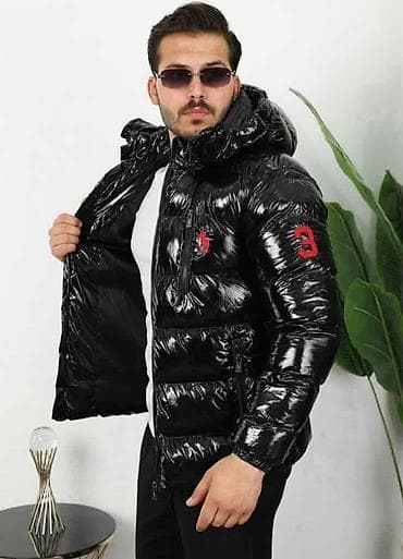 Muška zimska jakna – crna, puffer model sa kapuljačom - Sjajan na lalafo.rs — 2 Muška zimska jakna – crna, puffer model sa kapuljačom - Sjajan — 2