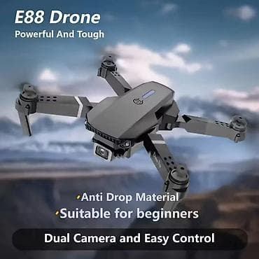 E88 Dron sa Dve Kamere, Funkcijom Povrata Jednim Klikom, WIFI na lalafo.rs — 8 E88 Dron sa Dve Kamere, Funkcijom Povrata Jednim Klikom, WIFI — 8