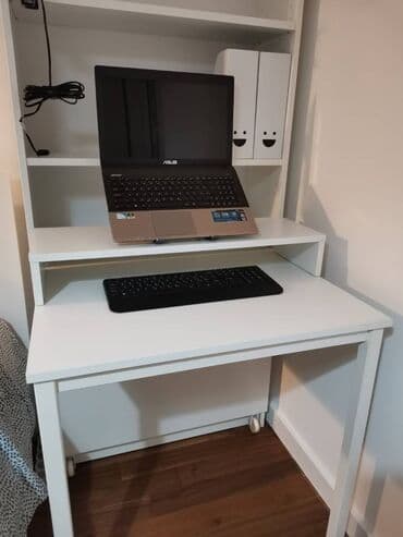 -Postolje za monitor se izradjuje od Univera debljine 18mm u belom na lalafo.rs -Postolje za monitor se izradjuje od Univera debljine 18mm u belom