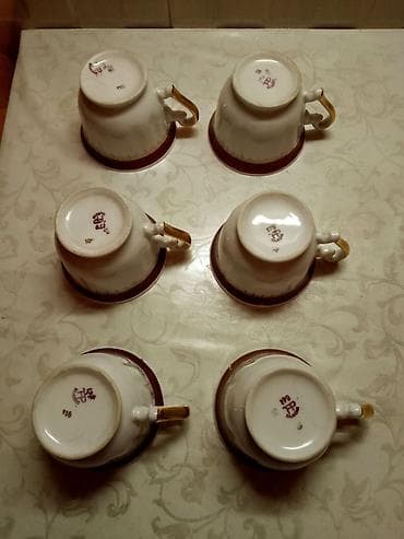 Ironing Boards: Set za kafu, čaj – 6 šoljica sa tanjirićima, porcelan - Materijal at lalafo.rs — 3 Ironing Boards: Set za kafu, čaj – 6 šoljica sa tanjirićima, porcelan - Materijal — 3