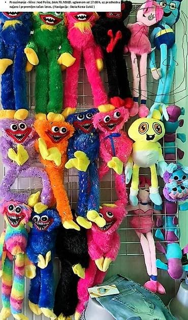 Huggy Wuggy Plišana igračka - Poppy Playtime 40 cm Sirovi materijal na lalafo.rs — 8 Huggy Wuggy Plišana igračka - Poppy Playtime 40 cm Sirovi materijal — 8