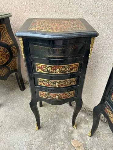 Antique Dressers: Stare stilske Boulle komode / noćni ormarići Stare Boulle komode / at lalafo.rs — 10 Antique Dressers: Stare stilske Boulle komode / noćni ormarići Stare Boulle komode / — 10