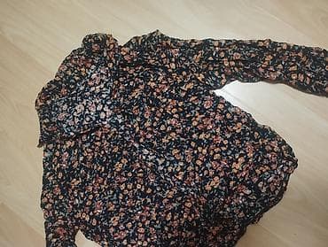 dve suknje po: Ženska cvetna bluza dugih rukava - Tkanina: lagana, lepršava at lalafo.rs — 2 dve suknje po: Ženska cvetna bluza dugih rukava - Tkanina: lagana, lepršava — 2