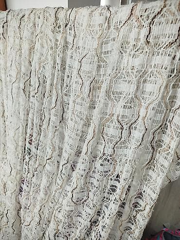 Zavese od mrežaste čipke – set od 3 komada - Materijal: prozračna na lalafo.rs — 5 Zavese od mrežaste čipke – set od 3 komada - Materijal: prozračna — 5