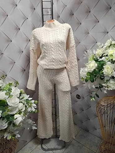 pantalone gina benotti: Ženski pleteni komplet 3 u 1 – džemper, pantalone i dugačak šal. - na lalafo.rs — 8 pantalone gina benotti: Ženski pleteni komplet 3 u 1 – džemper, pantalone i dugačak šal. - — 8