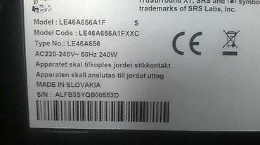Samsung LE46A656 u delovima Samsung main board -BN41-00974B na lalafo.rs Samsung LE46A656 u delovima Samsung main board -BN41-00974B