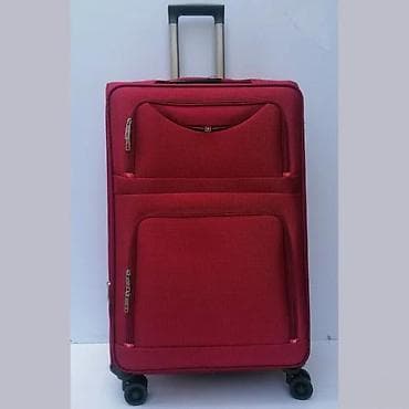 Travel suitcases and bags: Veliki putni kofer na točkiće – tekstilni, crvene boje - Prostrana at lalafo.rs — 2 Travel suitcases and bags: Veliki putni kofer na točkiće – tekstilni, crvene boje - Prostrana — 2