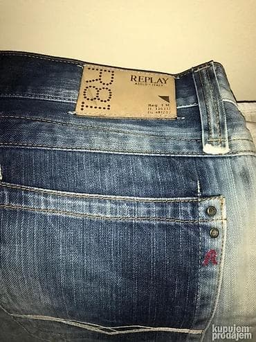 pantalone butiku ali: Original Replay farmerice 36 100% cotton Polustruk 50cm, duzina 110cm na lalafo.rs — 1 pantalone butiku ali: Original Replay farmerice 36 100% cotton Polustruk 50cm, duzina 110cm — 1