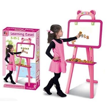 Dečije table za crtanje: 3u1 dvostrana tabla za učenje learning easel roze. 3u1 dvostrana tabla na lalafo.rs — 1 Dečije table za crtanje: 3u1 dvostrana tabla za učenje learning easel roze. 3u1 dvostrana tabla — 1