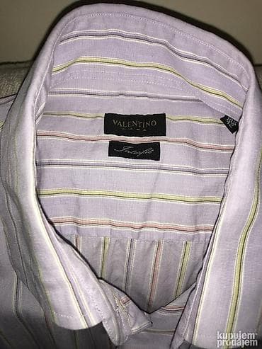 Muška košulja Valentino Roma Original Valentino kosulja L 100% cotton na lalafo.rs — 2 Muška košulja Valentino Roma Original Valentino kosulja L 100% cotton — 2