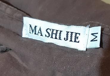 Ženska bluzica MA SHI JIE, veličina M. Boja: tamno braon. Model sa na lalafo.rs — 3 Ženska bluzica MA SHI JIE, veličina M. Boja: tamno braon. Model sa — 3