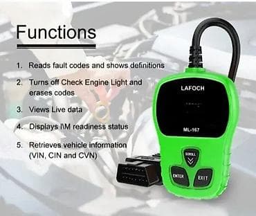 AZ - Diagnostic auto scanners: Dijagnostika za auto ML-167 Profesionalni OBD2 skener za brzu i na lalafo.rs — 1 AZ - Diagnostic auto scanners: Dijagnostika za auto ML-167 Profesionalni OBD2 skener za brzu i — 1