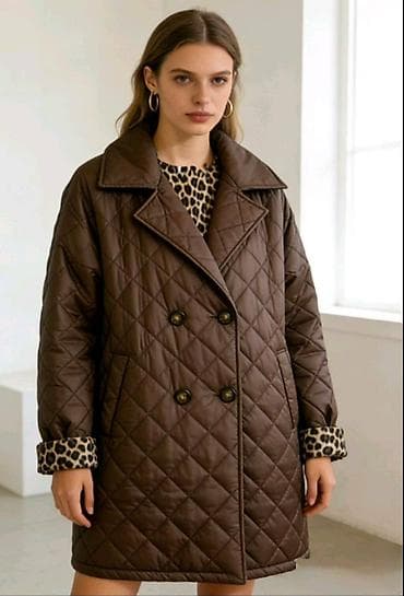 pantalone butiku ali: Velicine do 2XL Prošiveni ženski kaput sa duplim kopčanjem - Model na lalafo.rs — 3 pantalone butiku ali: Velicine do 2XL Prošiveni ženski kaput sa duplim kopčanjem - Model — 3