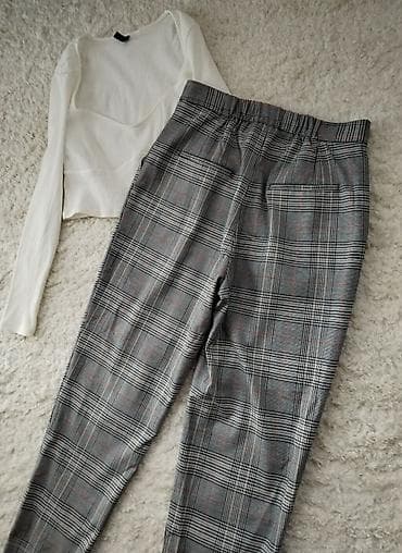 pantalone butiku ali: Sive pantalone na linije u boji udobne, sa dužinom do članka, dubljeg na lalafo.rs — 6 pantalone butiku ali: Sive pantalone na linije u boji udobne, sa dužinom do članka, dubljeg — 6