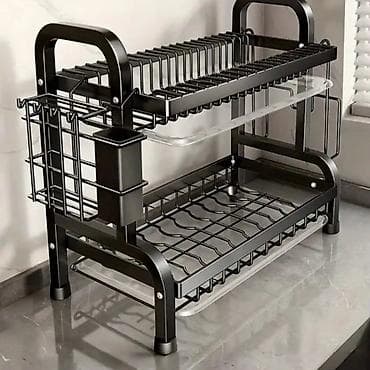 Multifunkcionalni dvospratni oceanik/cediljka za sudove - Dvoslojna na lalafo.rs — 4 Multifunkcionalni dvospratni oceanik/cediljka za sudove - Dvoslojna — 4