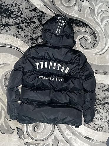 Trapstar puffer jakna sa kapuljačom – crna - Brendirani print na lalafo.rs — 1 Trapstar puffer jakna sa kapuljačom – crna - Brendirani print — 1