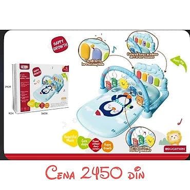 Podloge za igru: Muzička prostirka za bebе sa klavirom i visećim igračkama (0+) - na lalafo.rs — 10 Podloge za igru: Muzička prostirka za bebе sa klavirom i visećim igračkama (0+) - — 10