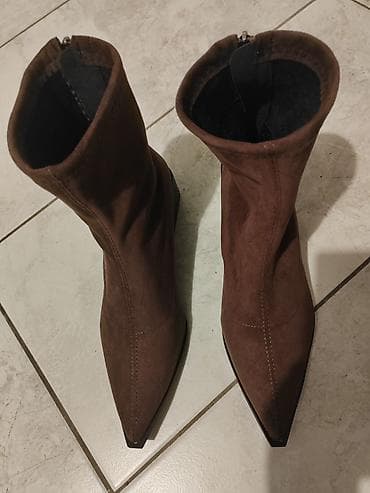 Potpuno nove gležnjače – braon, špicasti vrh - Materijal: meka na lalafo.rs — 3 Potpuno nove gležnjače – braon, špicasti vrh - Materijal: meka — 3
