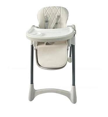 Visoka stolica za hranjenje bebe – bež - Prostrano sedište sa mekim na lalafo.rs Visoka stolica za hranjenje bebe – bež - Prostrano sedište sa mekim