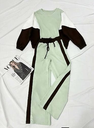 Dvončani ženski komplet – duks i široke pantalone - Kroj: opušten na lalafo.rs — 7 Dvončani ženski komplet – duks i široke pantalone - Kroj: opušten — 7