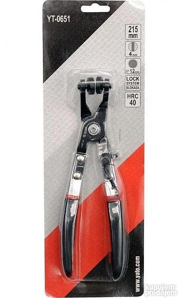 Klešta za čeona kriva 215 mm PROFI YATO (Poljska) Fiksno 🔧 na lalafo.rs — 4 Klešta za čeona kriva 215 mm PROFI YATO (Poljska) Fiksno 🔧 — 4