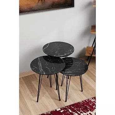 Sets of table and chairs: KLUB STOLOVI SET 3 KOMADA NOVI STOCICI METAL-MDF TOP PONUDA | Cene at lalafo.rs — 4 Sets of table and chairs: KLUB STOLOVI SET 3 KOMADA NOVI STOCICI METAL-MDF TOP PONUDA | Cene — 4